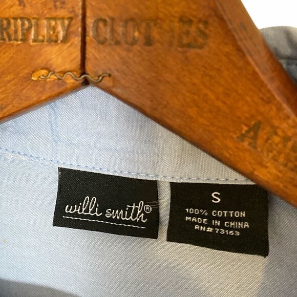 Willi Smith 100% Cotton Denim Shirt - Picture 4 of 5